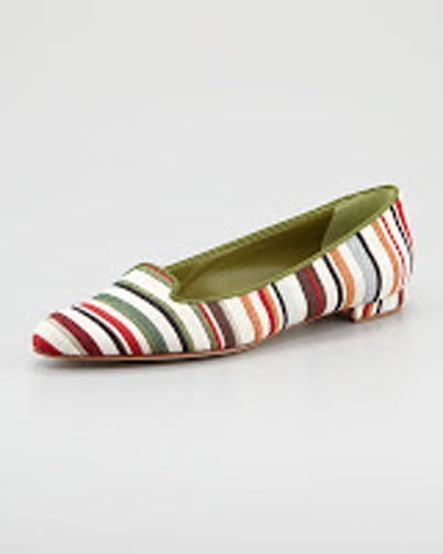 Ballerinas a rayas multicolor